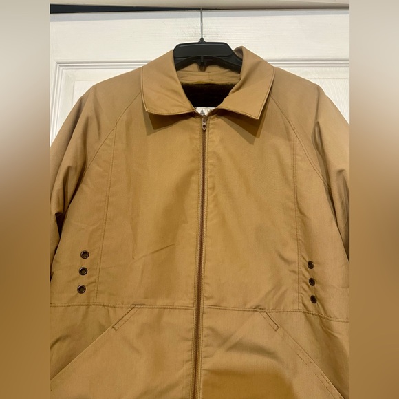 Vintage London Fog Men's Weatherwear (40 reg) Brown Short Trench Coat w/Lining - Picture 3 of 10